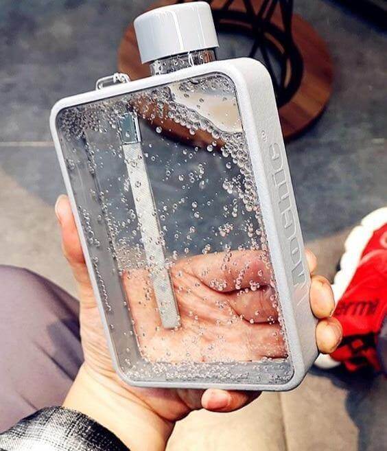 Rectangular Flat Transparent Leak-proof Thermos - Image 0