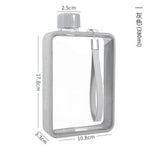 Rectangular Flat Transparent Leak-proof Thermos - MaviGadget