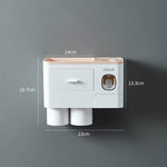 Wall-Mounted Magnetic Bathroom Organizer - MaviGadget