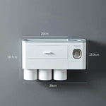 Wall-Mounted Magnetic Bathroom Organizer - MaviGadget