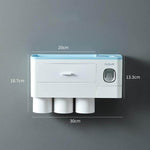 Wall-Mounted Magnetic Bathroom Organizer - MaviGadget