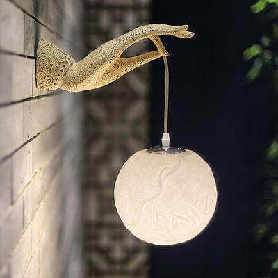 Modern Creative Chinese Lotus Wall Lamp - Image 3