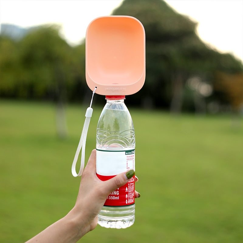 Portable Travel Pet Bottle Water Feeder