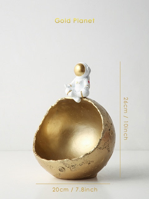 Creative Nordic Astronaut Moon Storage Organizer - Image 9