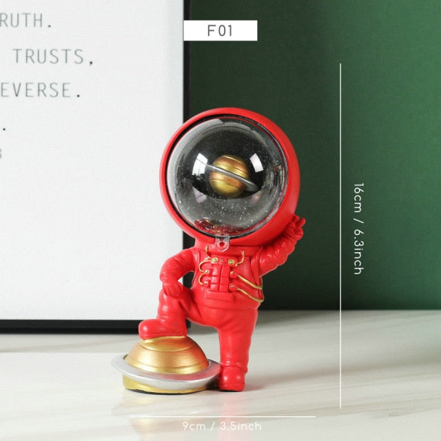 Creative Nordic Astronaut Moon Storage Organizer - Image 14