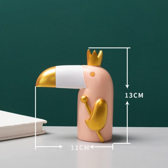 Modern Resin Bird Figurine Statues - Image 12