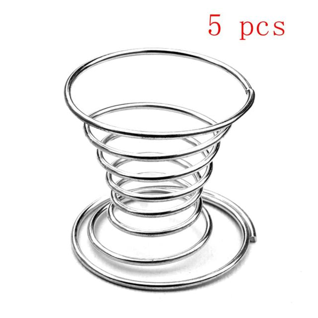 5pcs Stainless Steel Egg Holder - Image 2