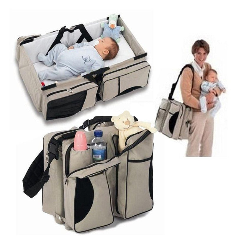 Mummy Infant Diaper Travel Folding Bag - Image 0