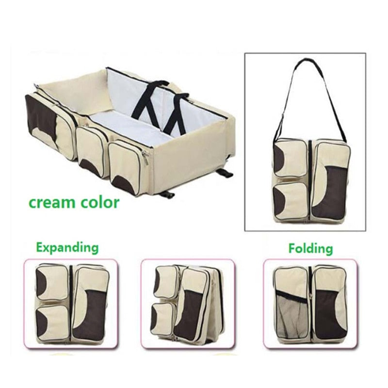 Mummy Infant Diaper Travel Folding Bag - Image 1