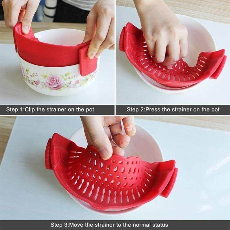 Silicone Pot Side Drainer - Image 8