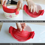 Silicone Pot Side Drainer