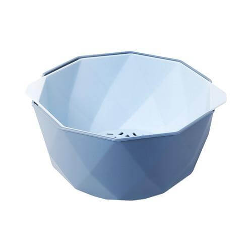 Elegant Double Layer Drain Basket With Strainer Bowl