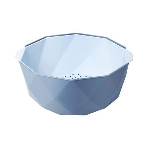 Elegant Double Layer Drain Basket With Strainer Bowl