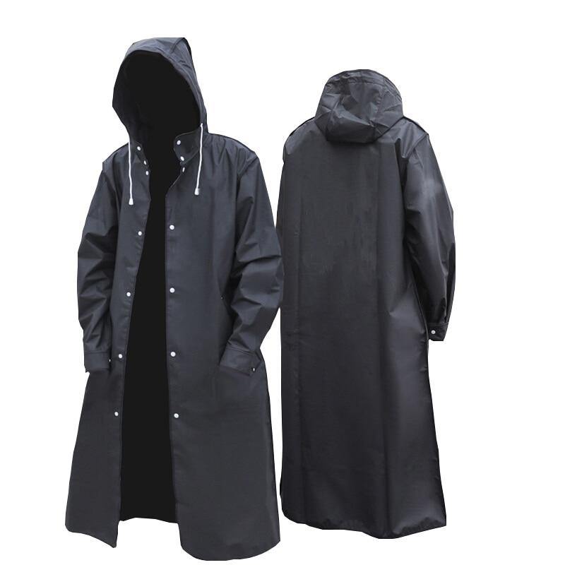 Hooded Elegant Thick Unisex Raincoat - Image 3