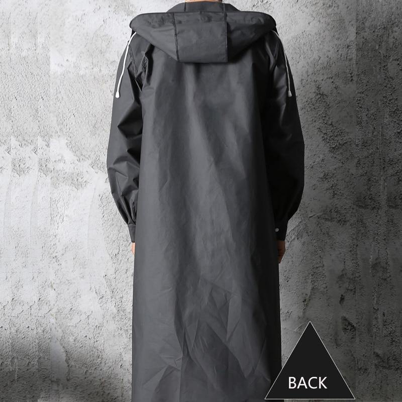Hooded Elegant Thick Unisex Raincoat - Image 11