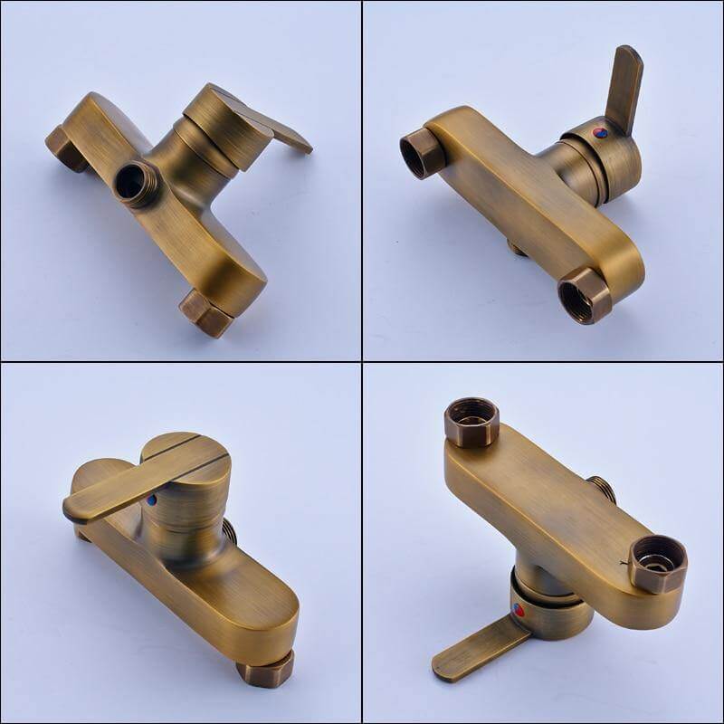 Elegant Luxury Antique Rainfall Bathroom Shower Set - Image 5