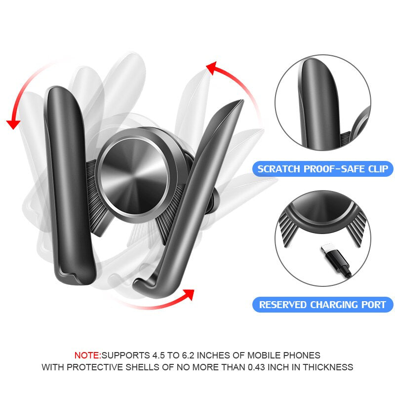 360 Rotating Car Air Vent Phone Holder - Image 5