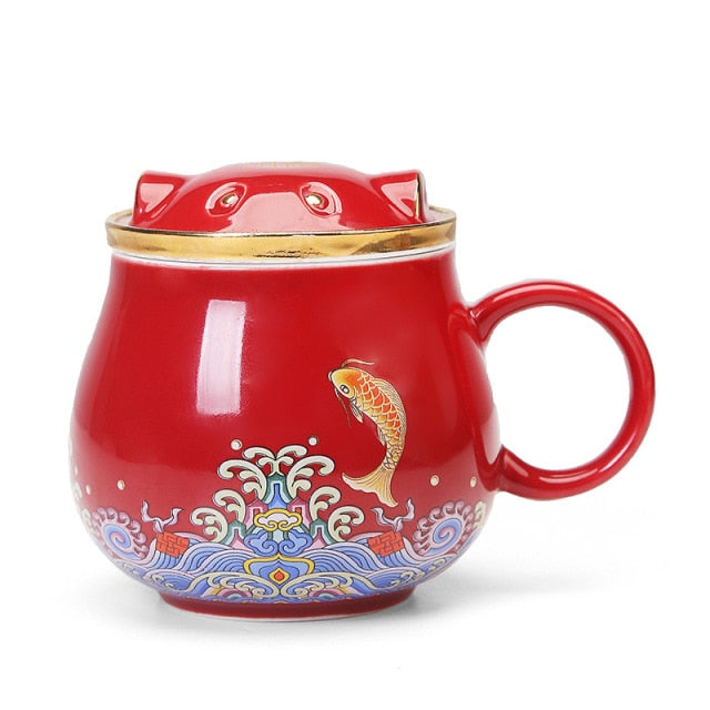 Japanese Ceramic Tea Infuser Cups - Image 10