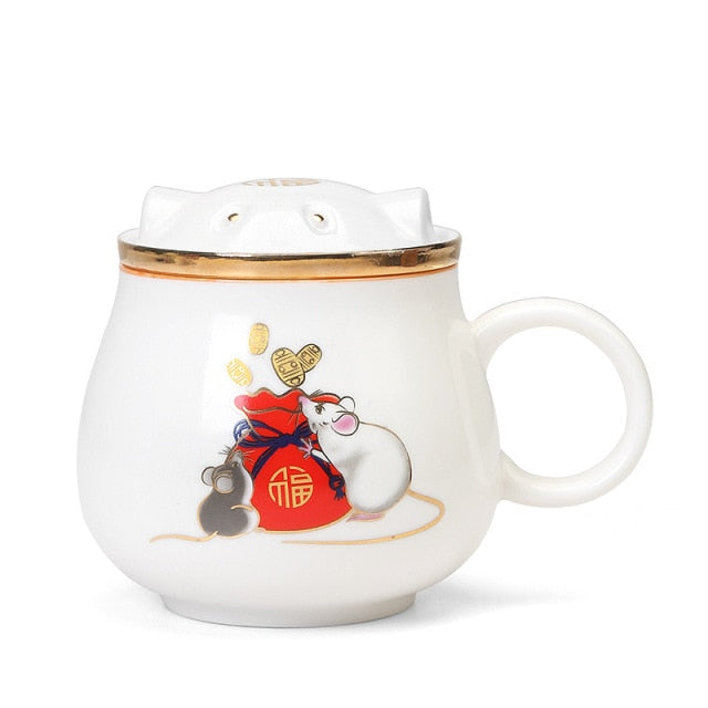 Japanese Ceramic Tea Infuser Cups - Image 9