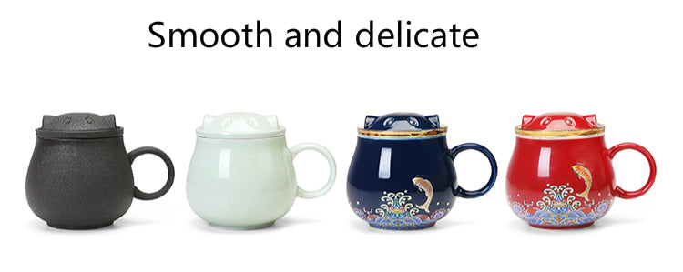 Japanese Ceramic Tea Infuser Cups - Image 7