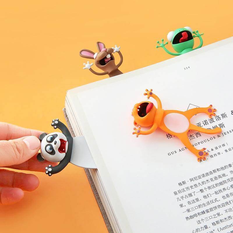 3D Cartoon Animals Book Marker - MaviGadget