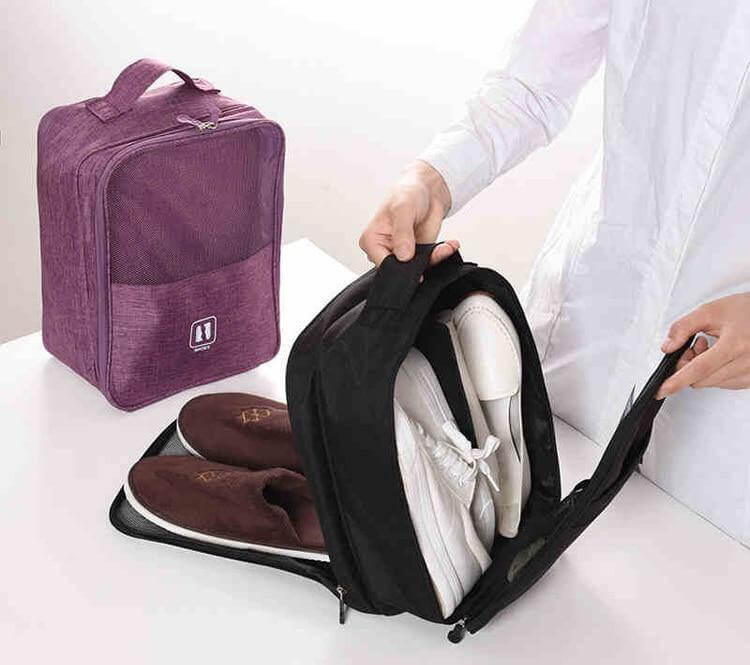 Portable Travel Shoe Clothes Storage Organizer Bag