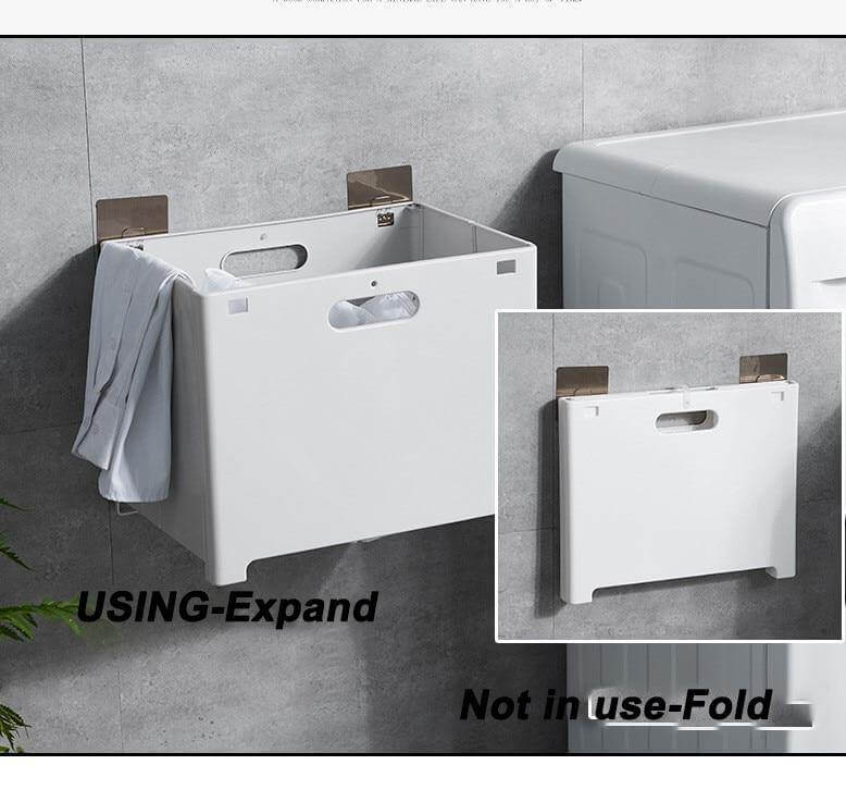 Portable Foldable Laundry Basket Organizer - Image 8