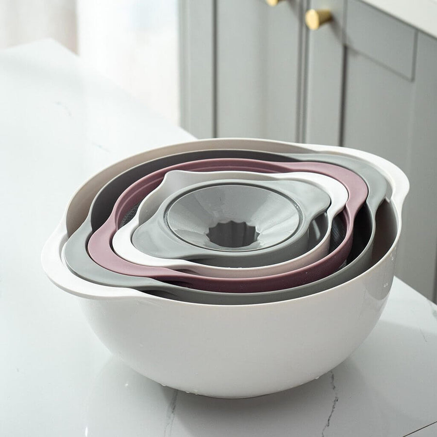 Multifunctional Five-Piece Drainer Kitchen Tool - Image 0