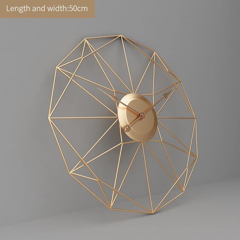 Iron Art Silent Wall-Mounted Clock - Image 5