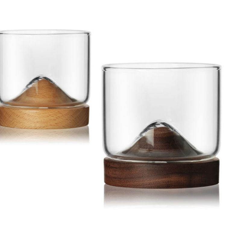 Charming Mountain Whiskey Glass Set