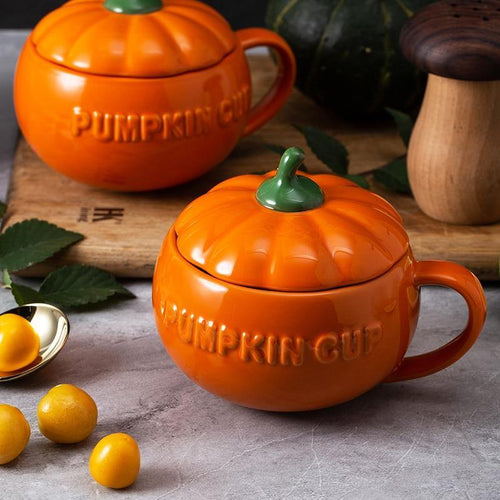 Creative Ceramic Pumpkin Mug Cup - Image 0