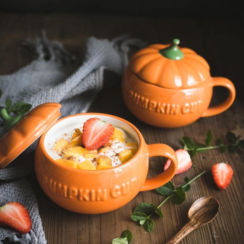 Creative Ceramic Pumpkin Mug Cup