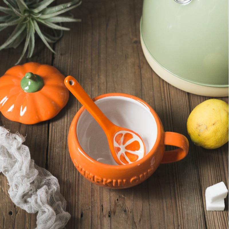 Creative Ceramic Pumpkin Mug Cup - Image 9