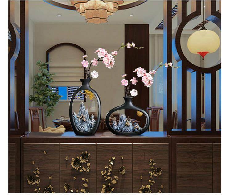 Decorative Chinese Zen Feng Shui Small Vase - Image 5