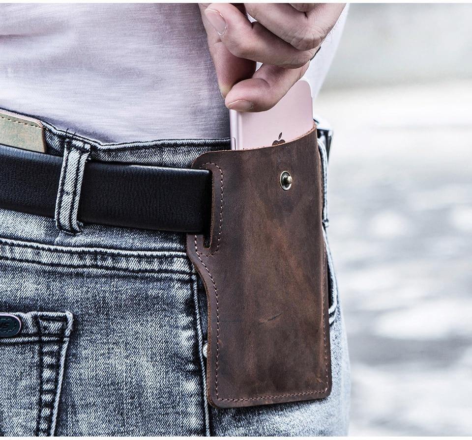 Leather iPhone Belt Case