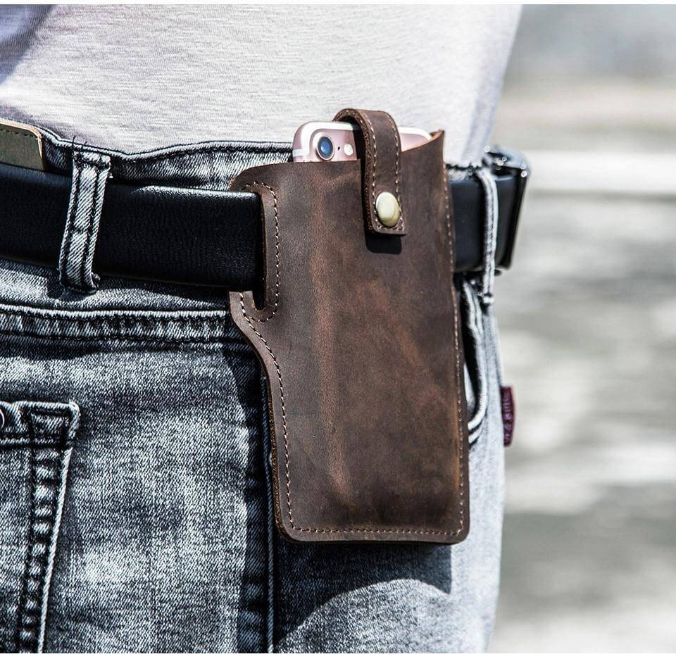 Leather iPhone Belt Case