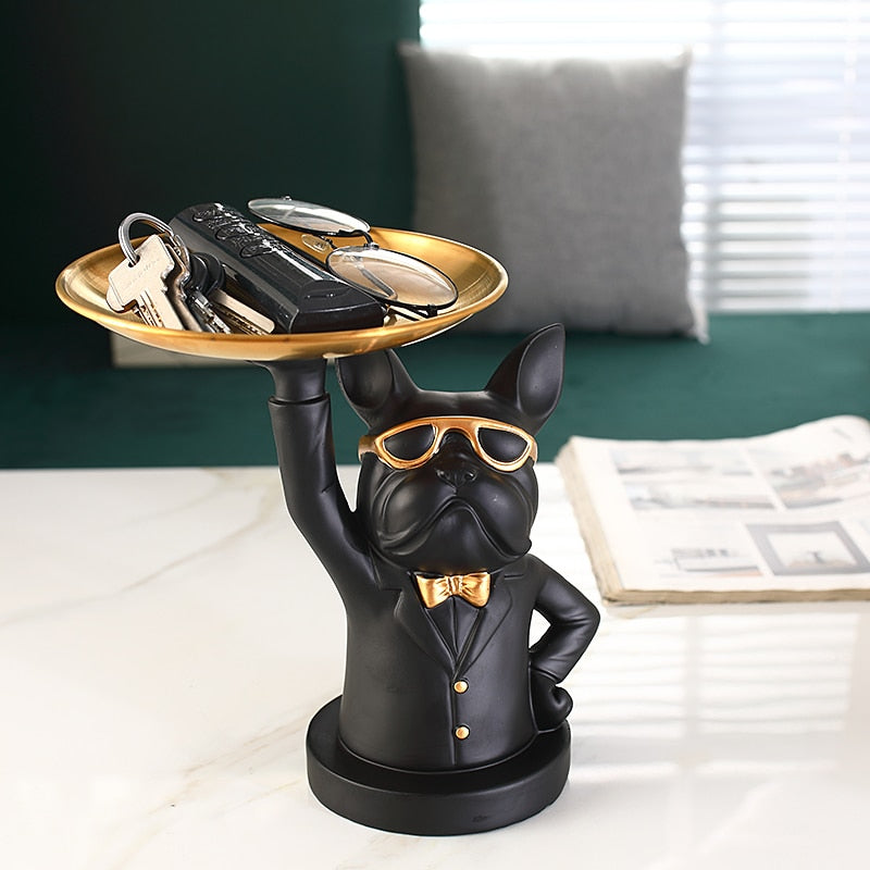 Nordic Fancy Bulldog Storage Tray Home Decor - Image 4