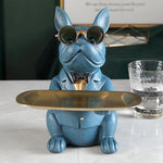 Nordic Fancy Bulldog Storage Tray Home Decor