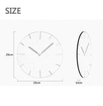 Novel Grey Life Wooden Wall Clock