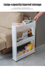 Wheeled Mobile Tiny Storage Shelf - MaviGadget