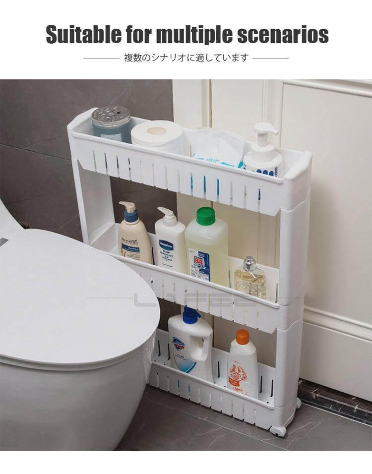 Wheeled Mobile Tiny Storage Shelf - Image 14