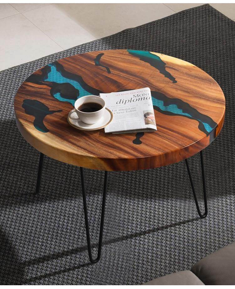 Elegant Nordic Style River Coffee Table - Image 1