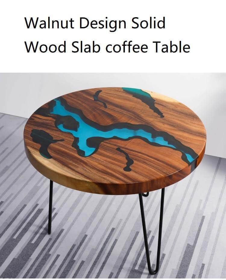 Elegant Nordic Style River Coffee Table - Image 8