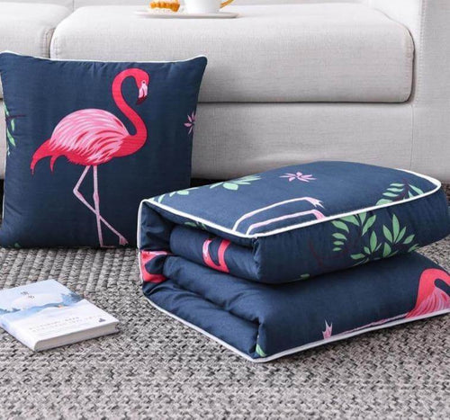 2In1 Colorful Cartoon Pillow Blanket - Image 0
