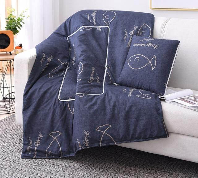 2In1 Colorful Cartoon Pillow Blanket - Image 21