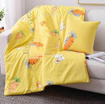 2In1 Colorful Cartoon Pillow Blanket