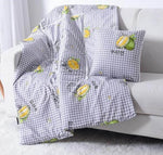 2In1 Colorful Cartoon Pillow Blanket