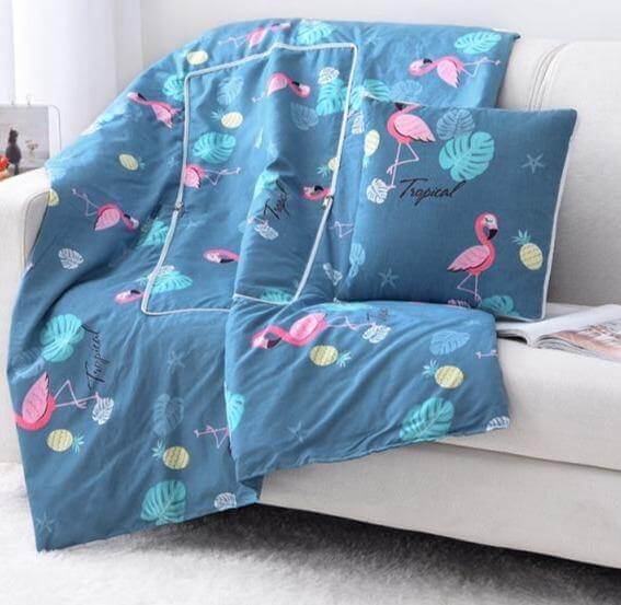 2In1 Colorful Cartoon Pillow Blanket - Image 26