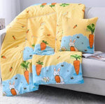 2In1 Colorful Cartoon Pillow Blanket