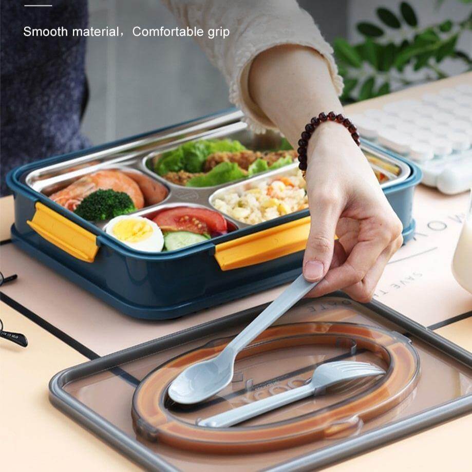 Stainless Steel Portable Lunch Box - MaviGadget